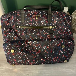 Michael Kors black confetti tote